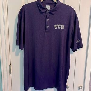 TCU Callaway “Frog Dad” short sleeved golf shirt. Size Large.